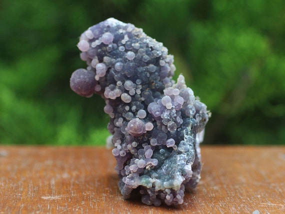 158 グラム グレープアゲートクリスタル - ブドウ状カルセドニー - 紫