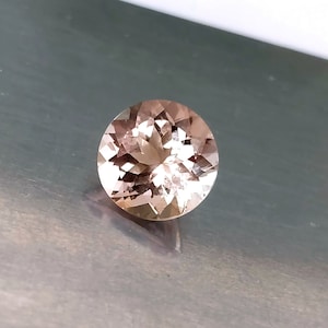 AAA+ Quality 5 mm  6 mm  7 mm Brilliant cut Round Matching Pair Natural Peach Morganite Loose Gemstones Morganite Jewelry Stones