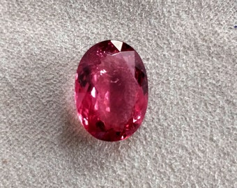 Natürlicher Rubellit Turmalin 15 x 11 mm Oval Schliff Lose Edelstein Top Qualität ungewärmt Turmalin Facettiert Oval Pink Turmalin Ring Edelstein