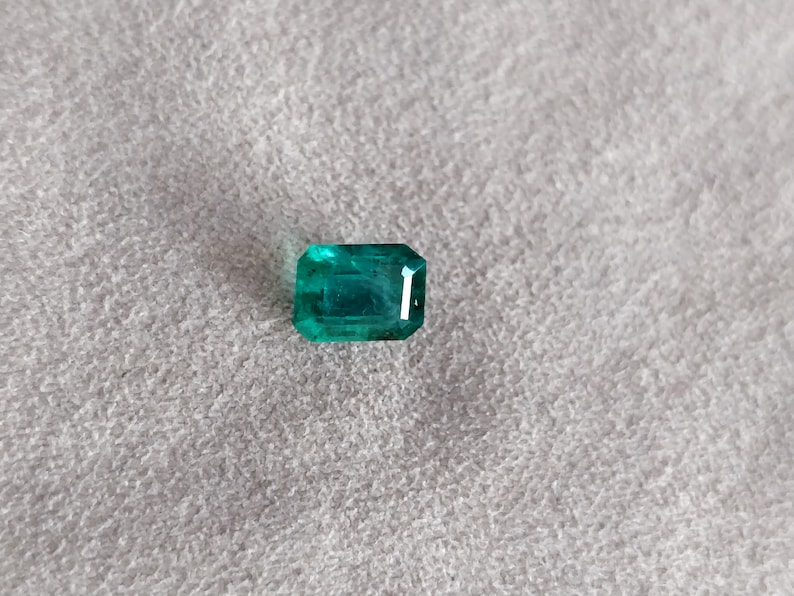 GREEN AMETHYST 8 x 6 MM EMERALD CUT AAA ALL NATURAL