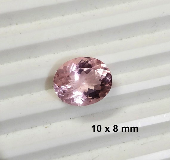 Natural Pink Morganite Oval 10 X 8 Mm 12 X 10 Mm Excellent Cut