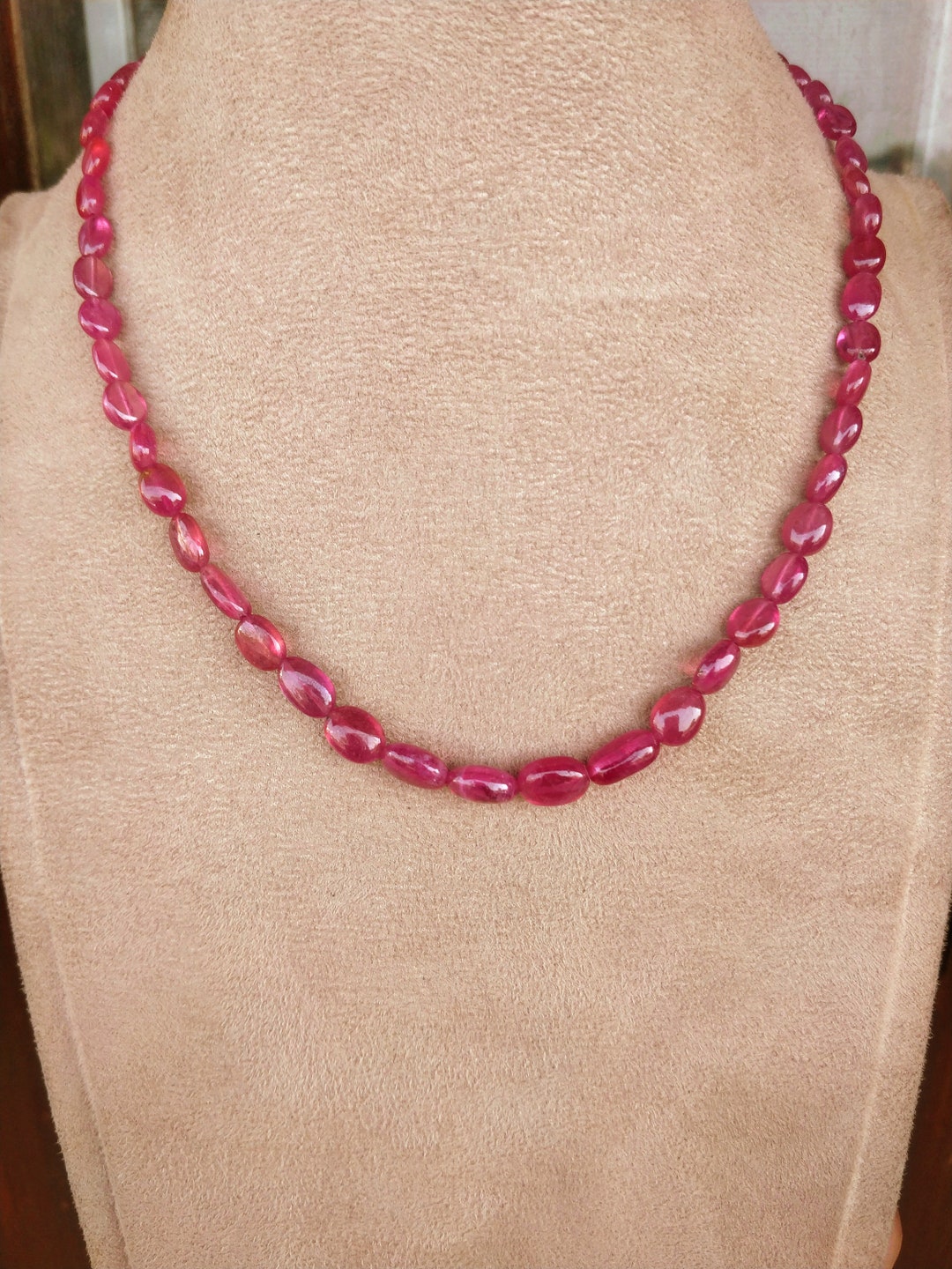 Collana Ciondolo Rubino E Diamanti - 0.65 Ct. - Cosmo Gioielli - Foto 3