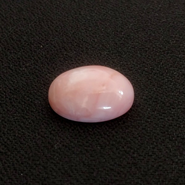 Cabochon ovale opale rose naturelle, pierre précieuse bague en opale de grande taille de 20 ct, opale rose péruvienne, opale vrac 23×16,50mm