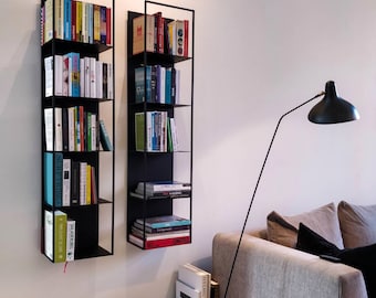 estantería metálica de pared