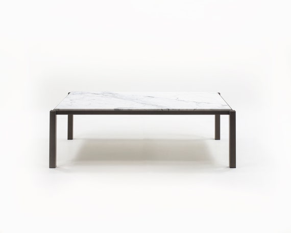 Carrara marble coffee table