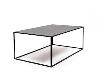 Handmade minimalist style iron living room coffee table