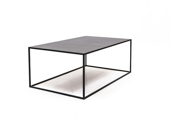 Handmade minimalist style iron living room coffee table