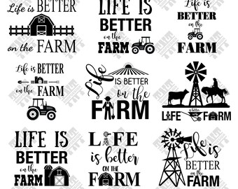 Farm clipart | Etsy