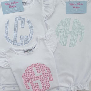 Bubble Romper, Baby girl gift, baby girl bubble, girl monogram outfit, monogram, monogram gift, toddler girl gift, gift for baby girl