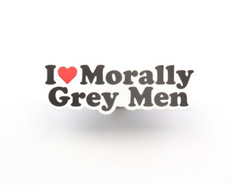 I Love Morally Grey Men | Matte Sticker | bookish stickers, bookish merch, kindle stickers, gifts for readers, book boyfriends, Rhys, Xaden