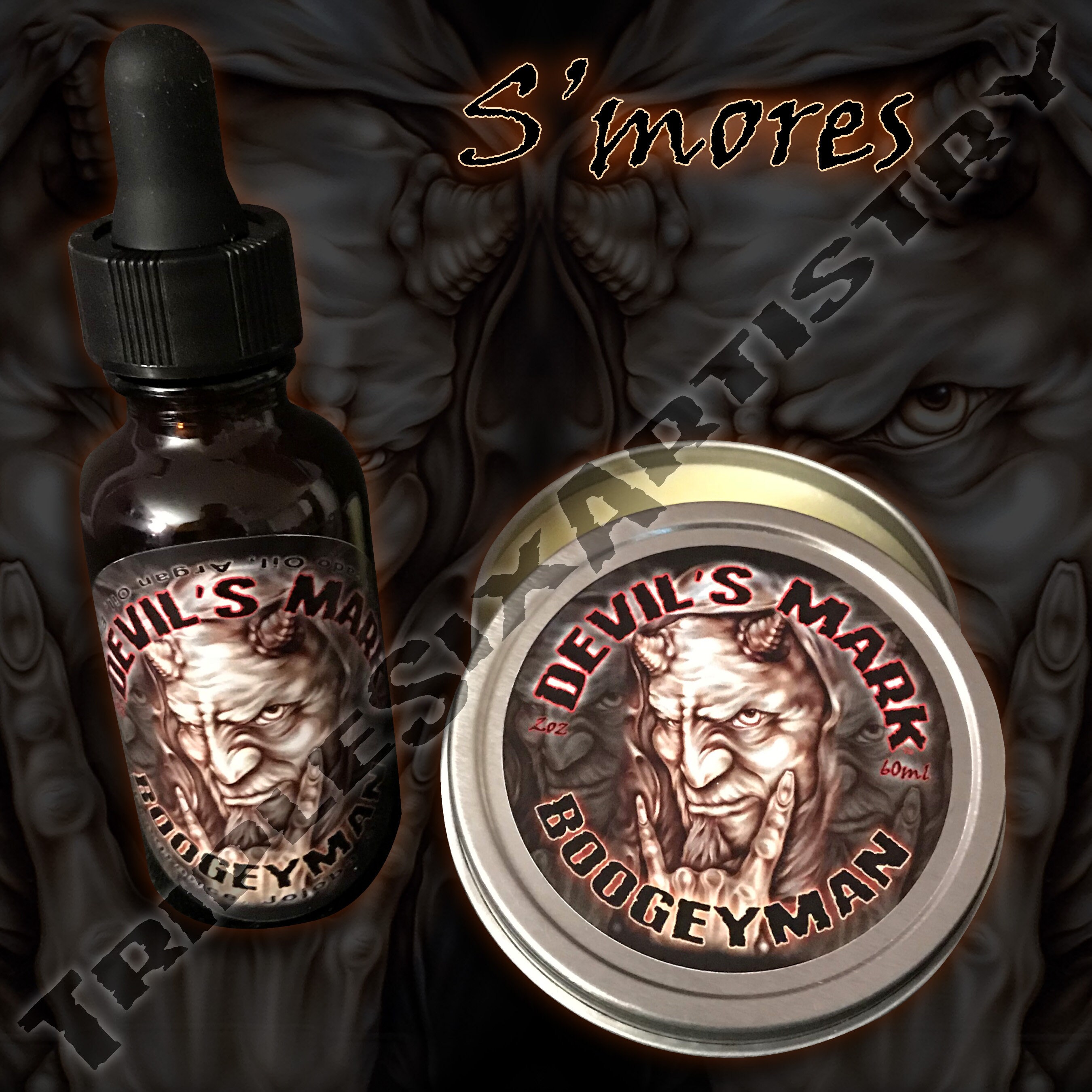 Devil's Mark Boogeyman Beard Oil Beard Balm Smores - Etsy Devil's Mark Boogeyman Beard Oil Beard Balm Smores - Etsy