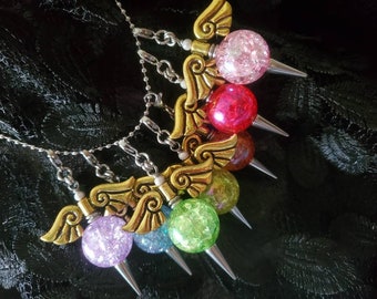 Avenging Angels/magical girl jewelry/fairycore jewelry/wish jewelry/Madoka magica inspired