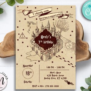 Harry potter invitations – Artofit