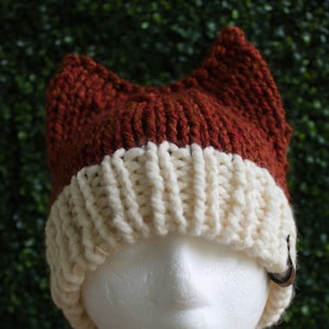 Fox - Woodland Creatures Ear Hat - Fox/Raccoon/Cat
