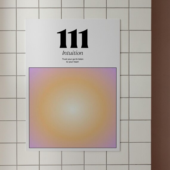 Elegend Engelszahlen Poster Set – 9 Drucke, Je 20,3 X 25,4 Cm, Mit Engelsbildern & Zahlen-Bedeutungen, Auf Qualitätspapier