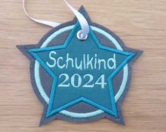 Schulkind Anhänger, Stern, 2024