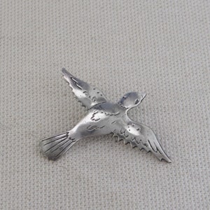 Vintage Silver Bird Pin