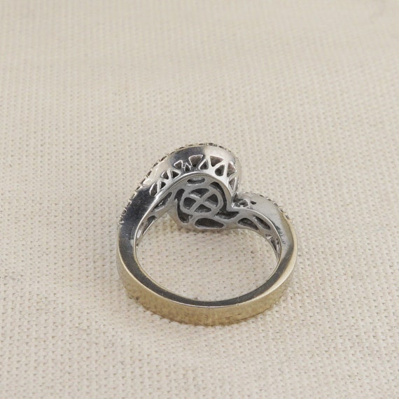 Vintage White Gold Diamond Ring - image 3