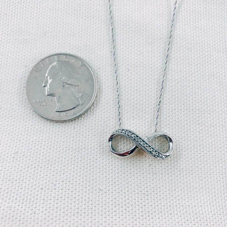 Infinity Pendant in Sterling Silver
