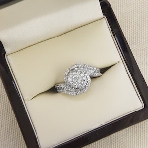 Vintage White Gold Diamond Ring