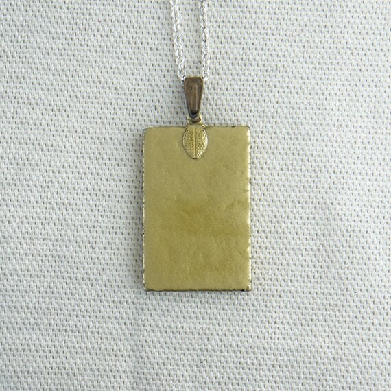 Celtic Script Glass Pendant - image 2