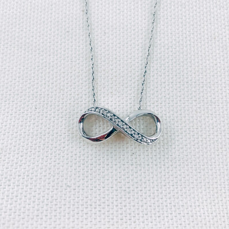 Infinity Pendant in Sterling Silver