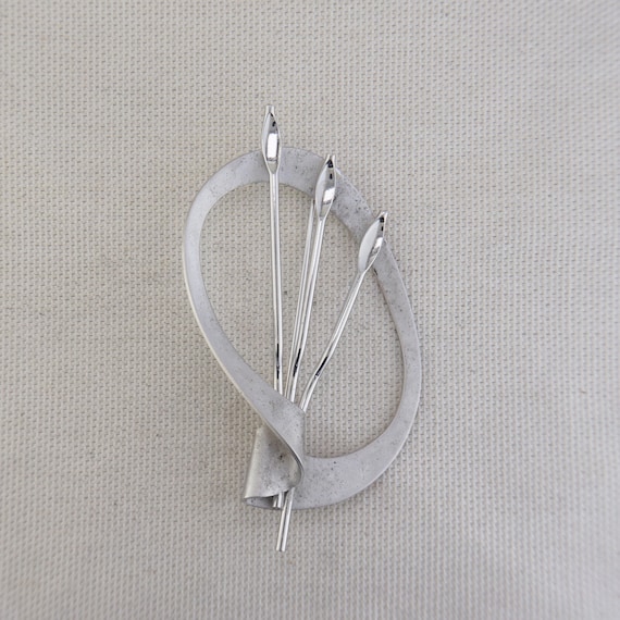 Unique Large Silver Brooch - image 1