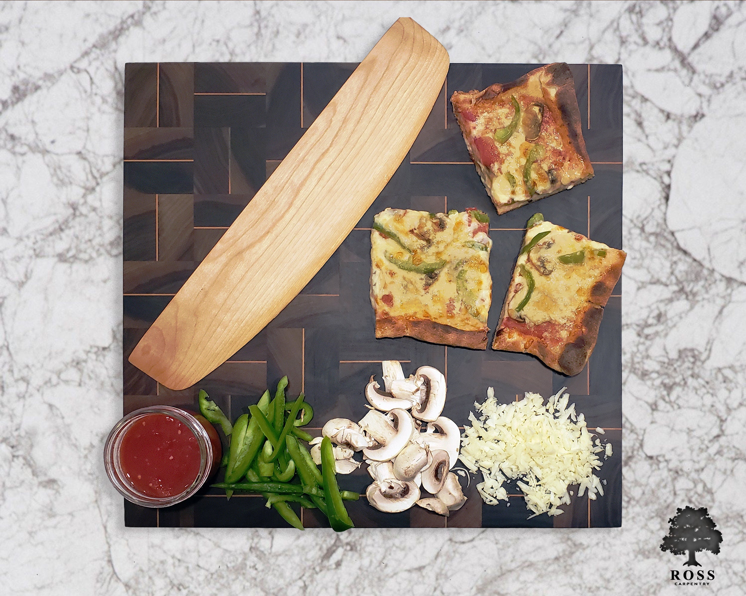 Engraved Pizza Cutter Perfect for home chefs Wooden Pizza Etsy