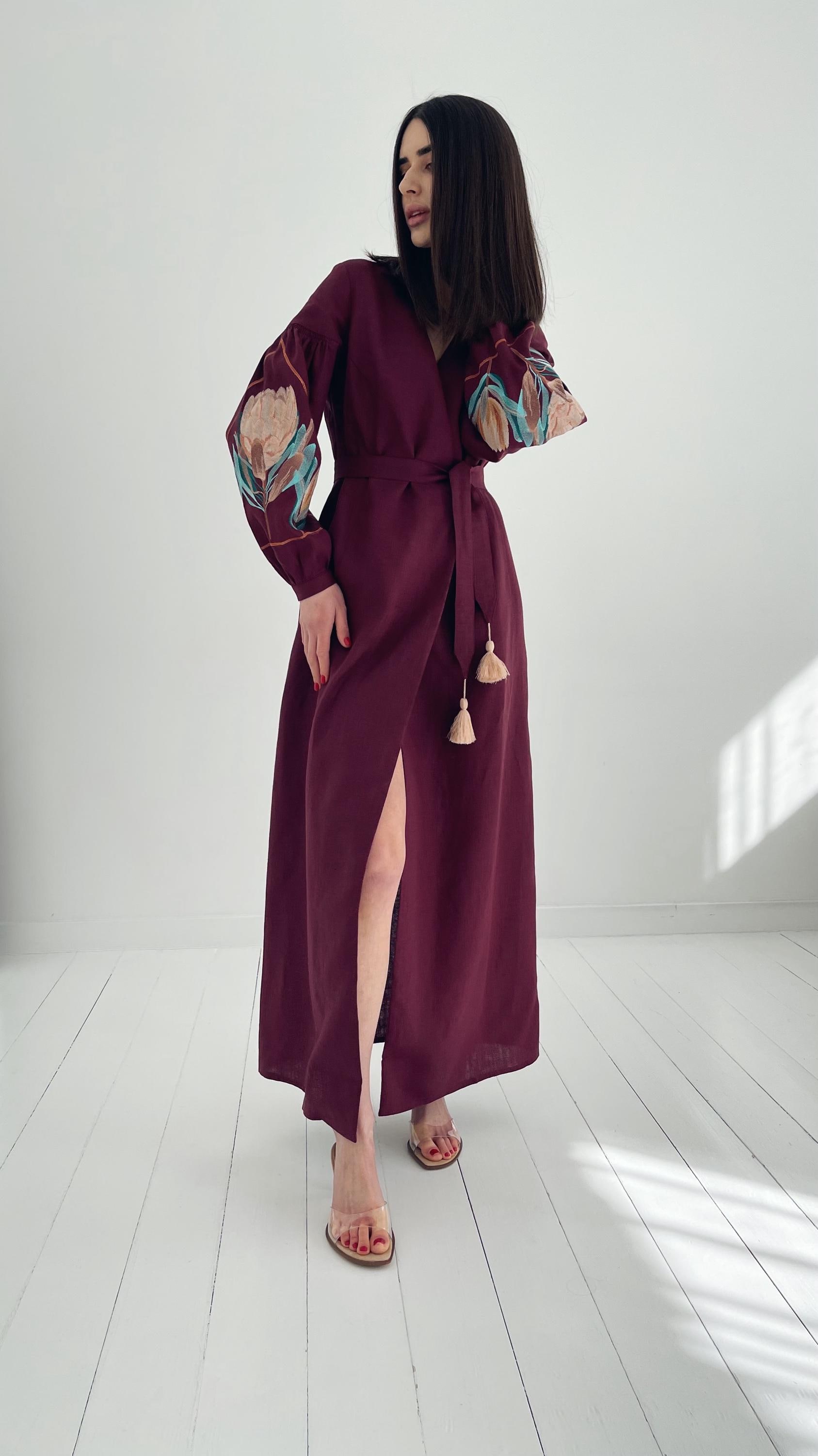 bohemian burgundy dress Amazon.com: futurino Women Bohemian Velvet Dress Floral Embroidery Boho V Neck Long Sleeve Blouse Tops Vintage Elegant A-Line Short Dress Burgundy : Clothing, Shoes & Jewelry
