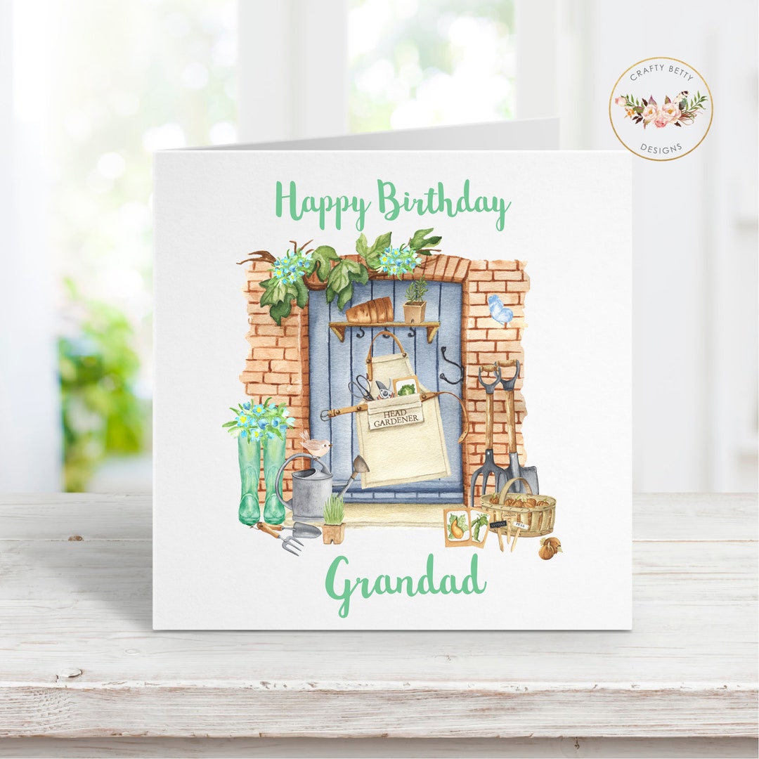 Grandad Birthday Card Gardening Card For Grandad Grandad Gardening grandad-birthday-card-gardening-card-for-grandad-grandad-gardening