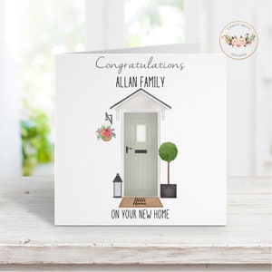 Personalised New Home Card, Home owners, New House Card, Housewarming Card, New Home Card, New Home Card Personalised, Congratulations