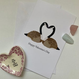 Goose Valentine's Day Card