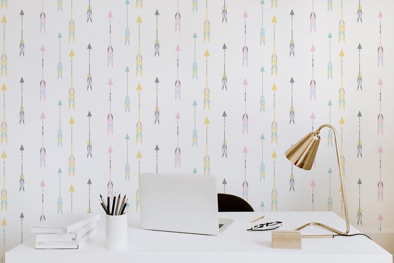 Removable Wallpaper Boho Wallpaper Self Adhesive Wallpaper Etsy