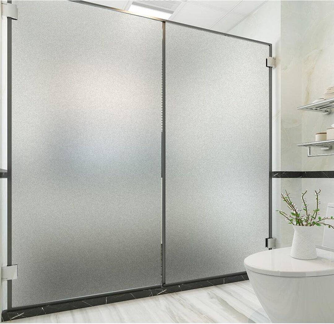 Frosted glass sticker is best choice for glass and privacy.