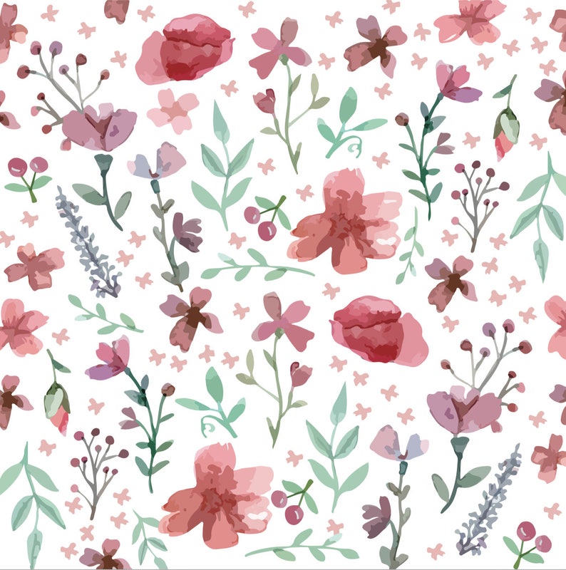 Wallpaper Wall mural Removable Wallpaper Floral Wallpaper Peel and Stick Wallpaper Self adhesive wallpaper #114 Removable Wallpaper