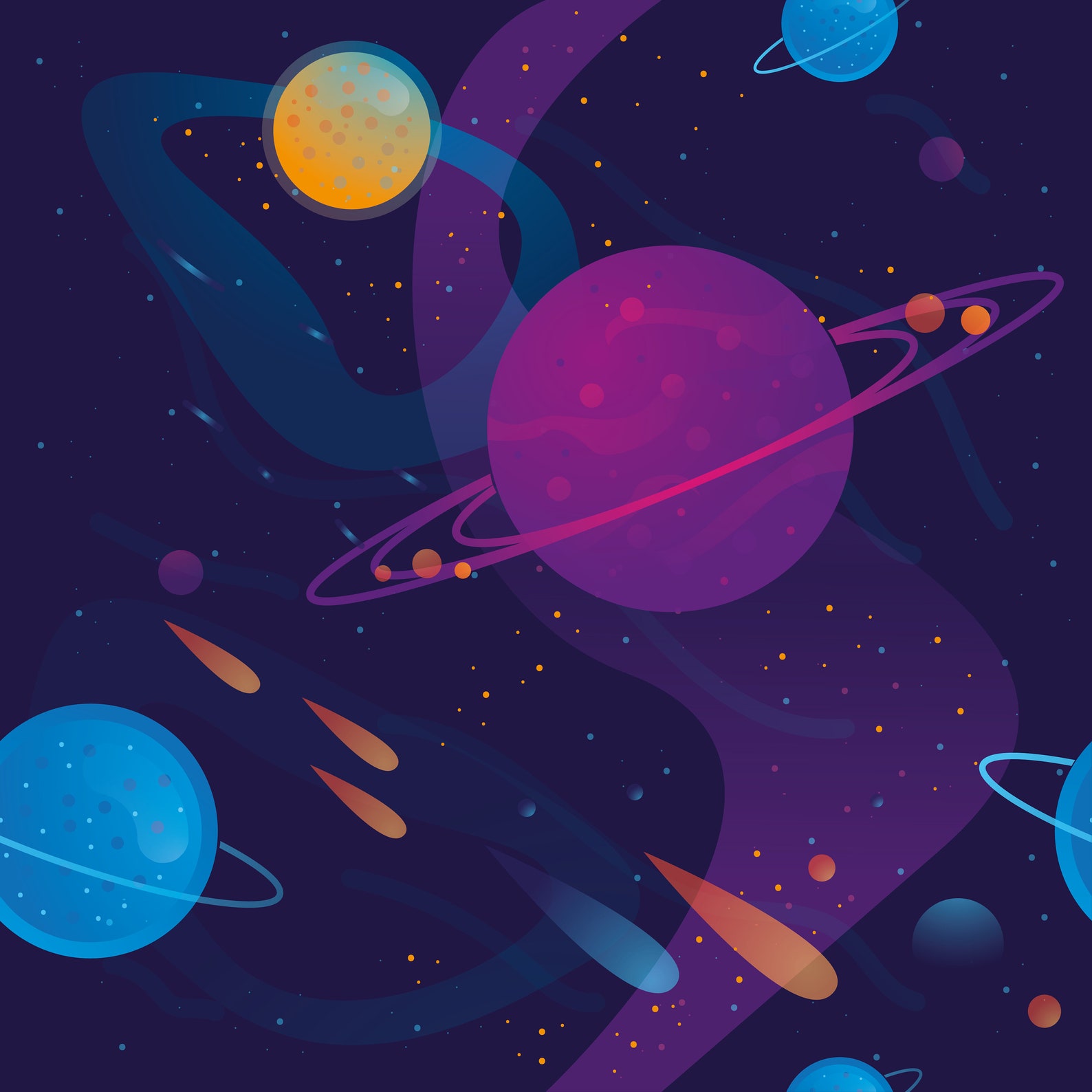 Removable Wallpaper Space Wallpaper Self Adhesive Etsy