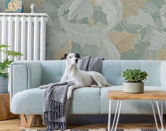 Flower Garden Wallpaper | Self Adhesive Wallpaper, Removable Wallpaper, Temporary Wallpaper, Peel and Stick Wallpaper #772
