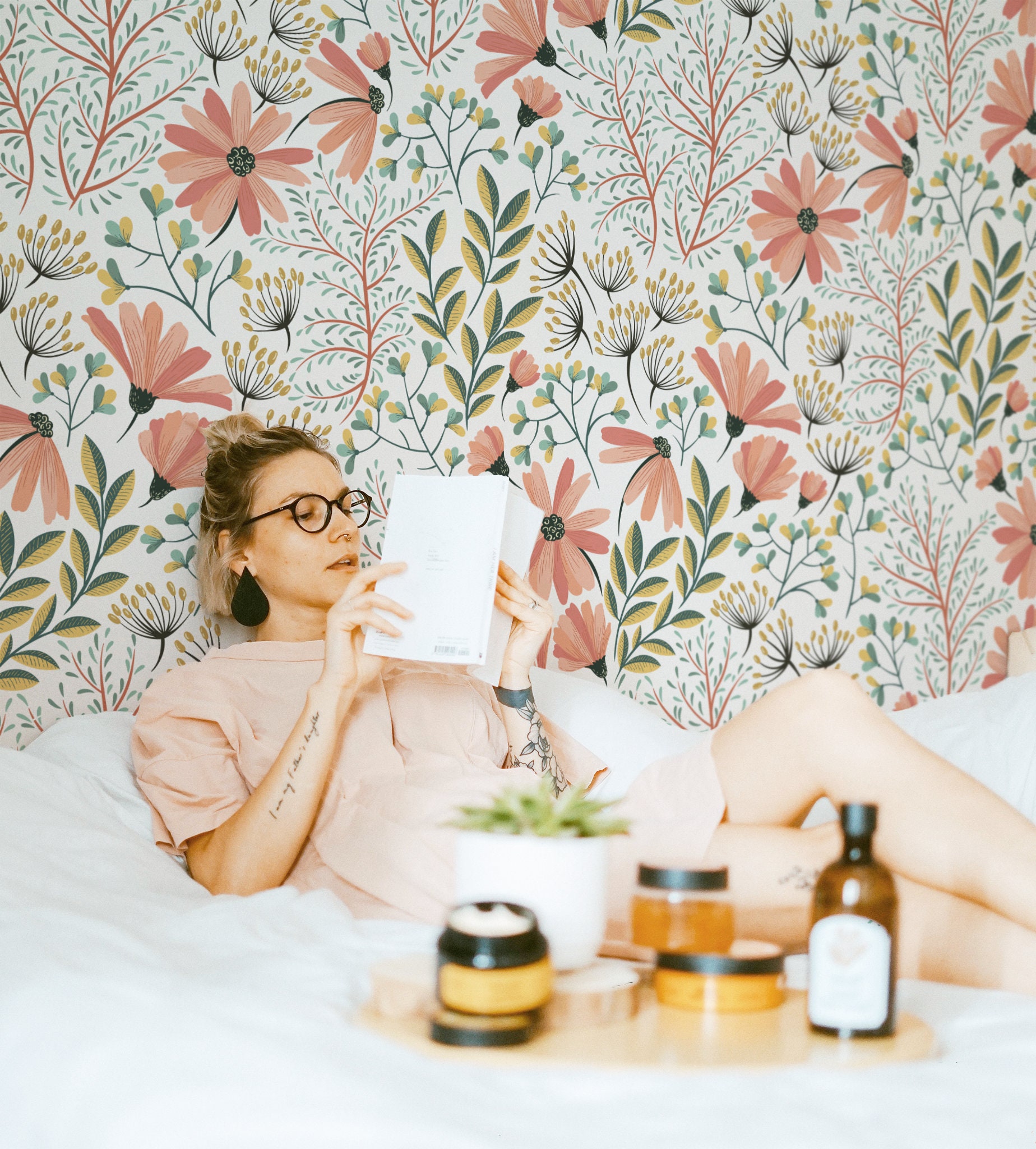 122 タッセルキーホルダー＊お花付きサボテンチャーム✨ハンドメイド