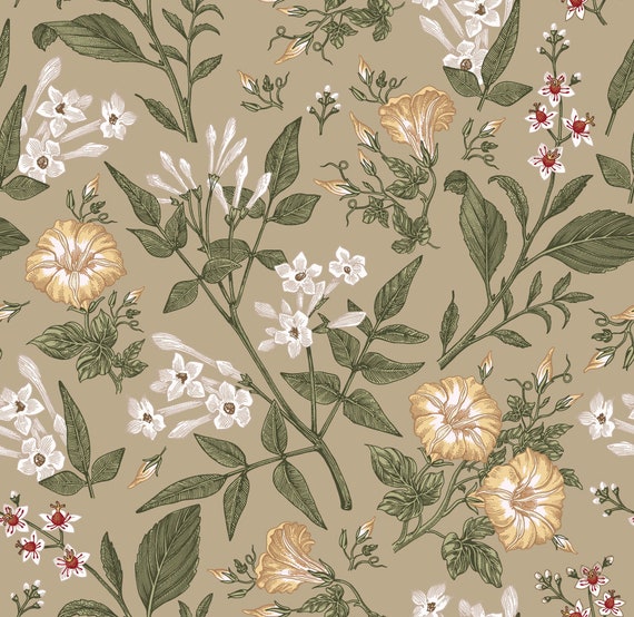 Jasmine and Petunia Flowers Wallpaper Self Adhesive - Etsy Australia Jasmine and Petunia Flowers Wallpaper Self Adhesive - Etsy Australia