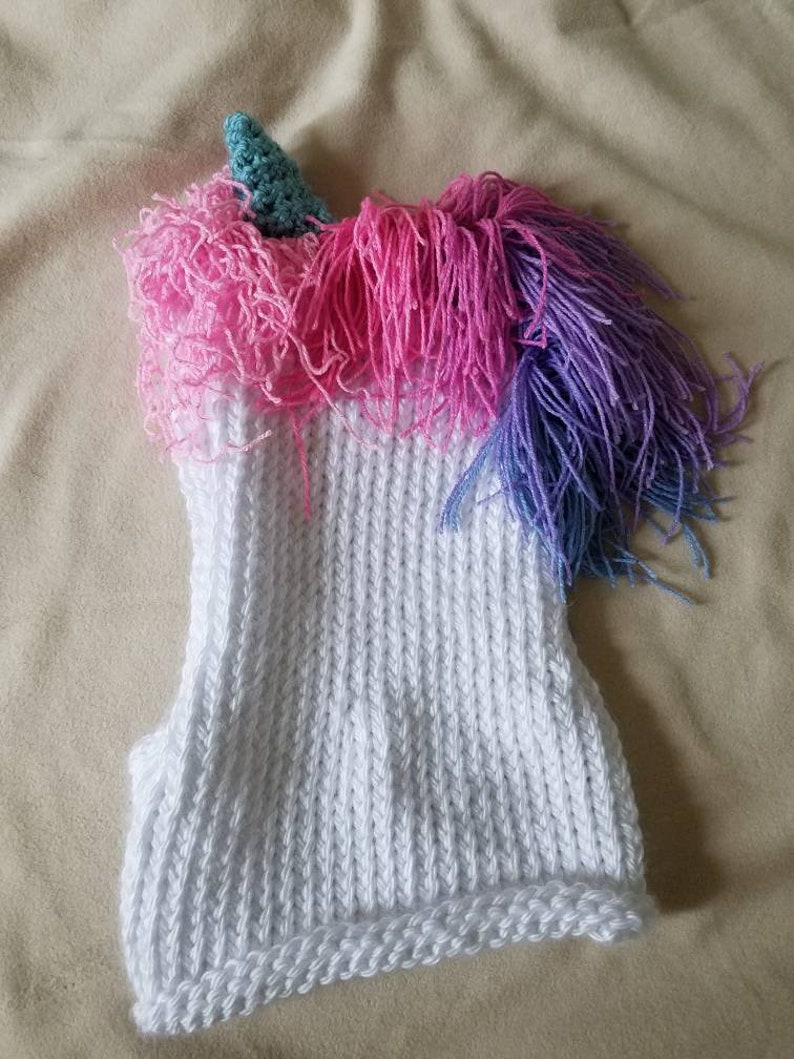 Unicorn hathandmade hatmade to order hatkids hatbaby hatadult unicorn hatcustomized hathandmade unicorn hat hand knit hat