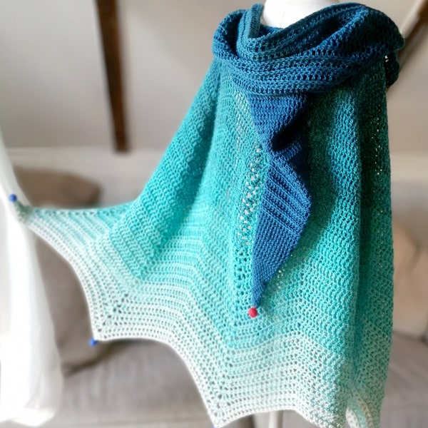 Crochet Hooded Cape - Etsy