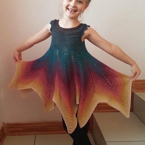 crochet fairy dress Crochet Fairy dress in progress -
