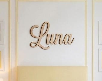 Baby Name Wooden sign | Custom Wooden Name Sign | Interior design | Name Signs for you | Custom Name Sign