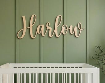 Custom Name Sign | Wood Name Sign Nursery / Baby / Engagement / Wedding / Anniversary | Personalized Word Art Letters