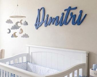 Kid Room Custom Wooden Name sign | Custom Bedroom Sign | Birthday Gift | Gift for Baby Son Daughter Child | Nursery Decor | Kids Name Sign