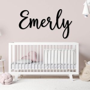 Personalized Name Sign | Custom Wooden Name Sign | Nursery Wall Decor | Interior Wall Hanging | Over Crib Sign | Nursery Baby Shower Gift