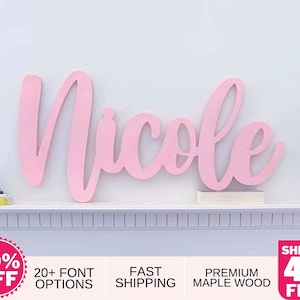Name Sign, Custom wooden Name Sign, Birthday Wedding name Sign, Nursery name Sign, Backdrop name Sign, Wood name Sign, over crib BABY Sign