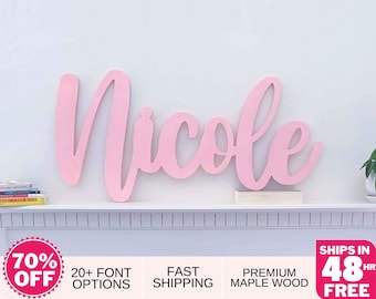 Name Sign, Custom wooden Name Sign, Birthday Wedding name Sign, Nursery name Sign, Backdrop name Sign, Wood name Sign, over crib BABY Sign
