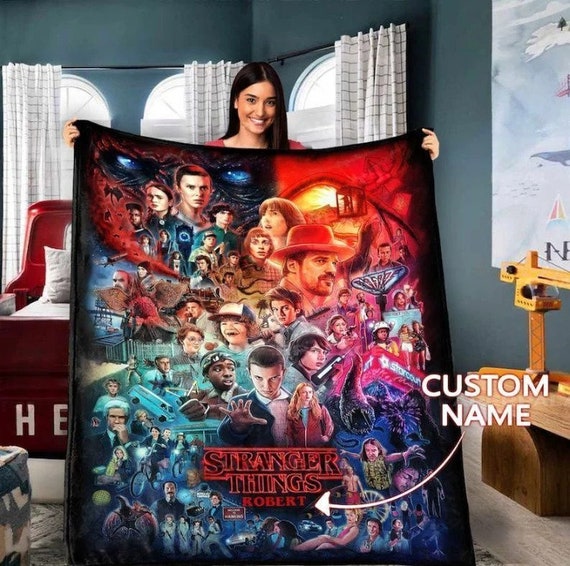 stranger things blanket