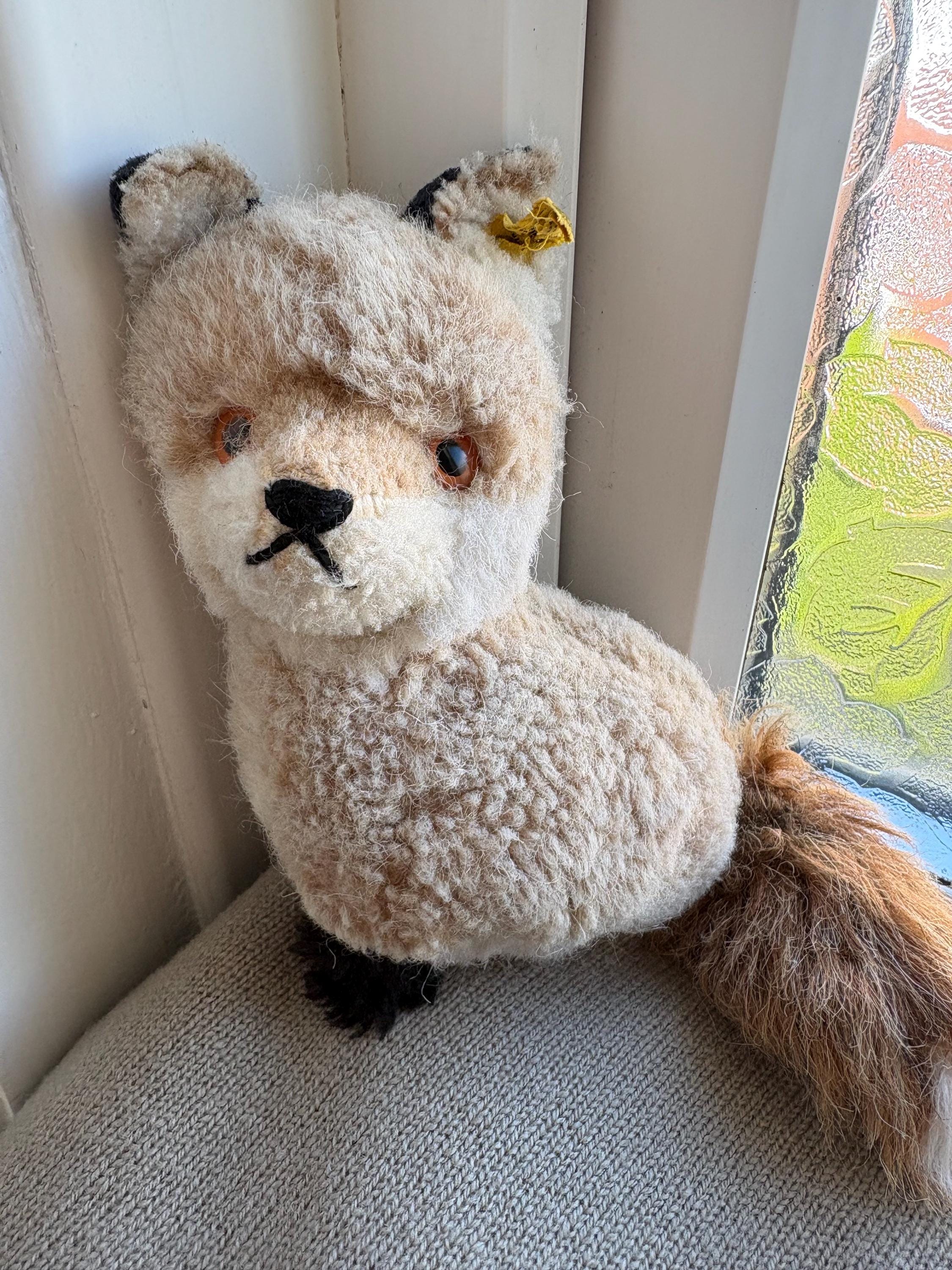Vintage Steiff Fox - Etsy UK